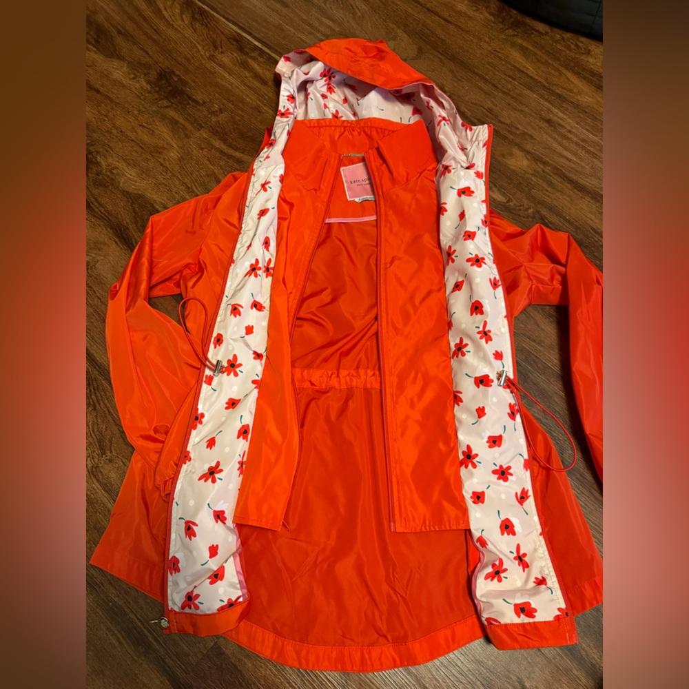 Kate Spade Light Rain Jacket Bright - Picture 2 of 4